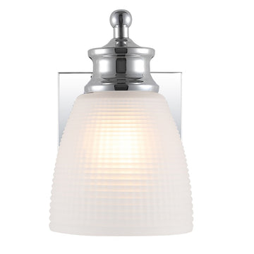 Beverly Metal/Glass Contemporary Modern LED Vanity Light - JONATHAN Y